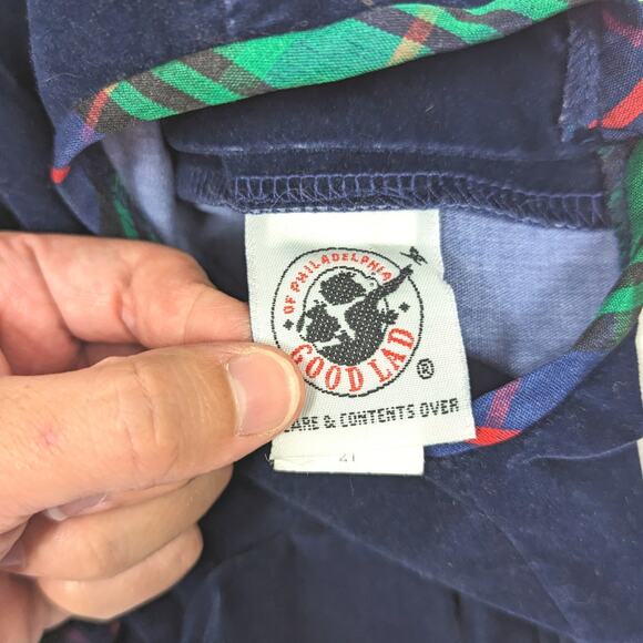 Vintage Goodlad of Philadelphia Dress Girls Size 2T Plaid Christmas - Picture 4 of 5